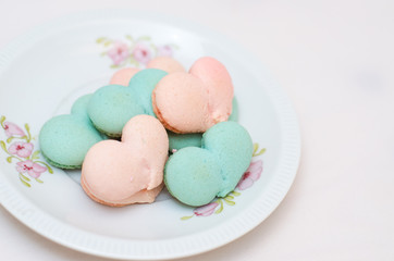 Tasty colorful macaroon