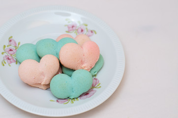Tasty colorful macaroon