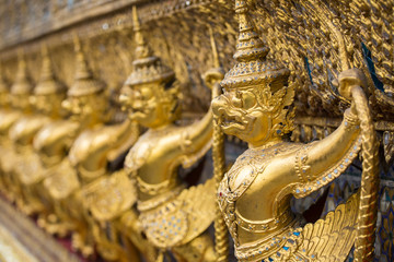 Garuda in Wat Phra Kaew Grand Palace of Thailand to find