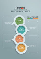 Circle Speech Infographics Design