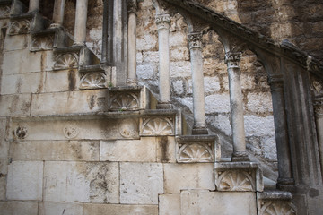 Old staircase in Sibenik