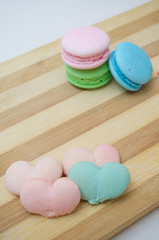 Tasty colorful macaroon