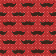 Background with mustaches