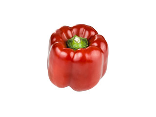 Red Pepper on white background