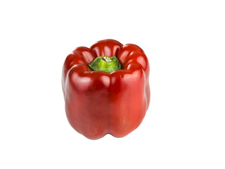Red Pepper on white background