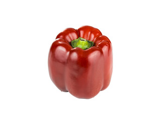 Red Pepper on white background