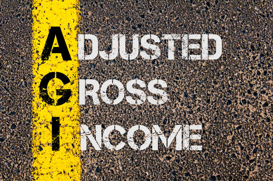Business Acronym AGI as Adjusted Gross Income