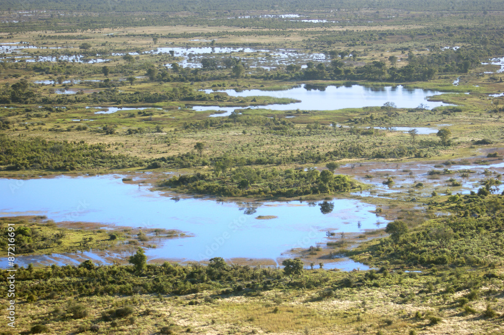 Sticker Okavango Delta