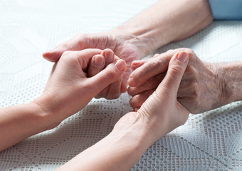 Care is at home of elderly.