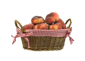 panier de pêches