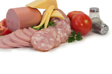 Sausage, cheese, breakfast