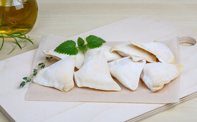 Raw potato dumplings