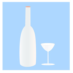 Glass and bottles