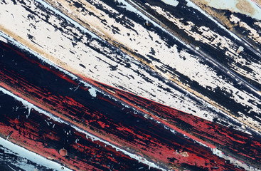 Old weathered boat hull