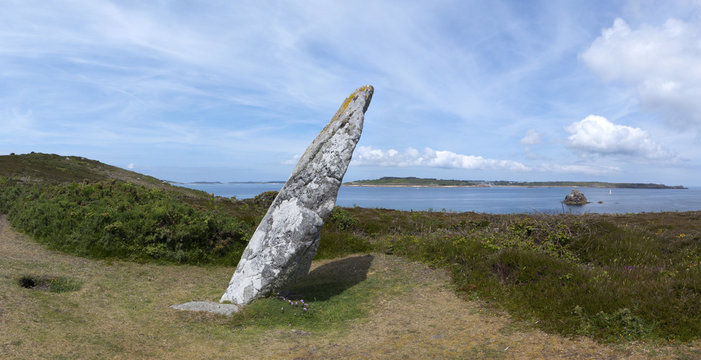 Old Man of Gugh, standing stone, Isles of Scilly