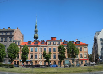 Fototapeta na wymiar Old part of Riga, Latvia 