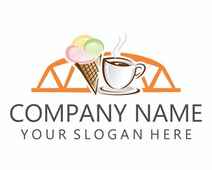 bridge ice cream and coffee