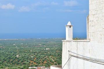 Ostuni, between sky and sea