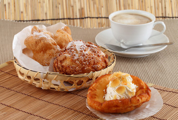 fresh bread and the morning coffee.