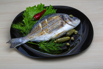 Grilled dorado