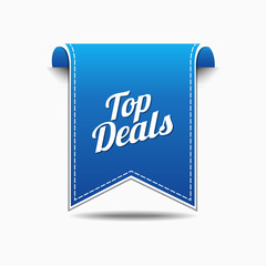 Top Deals Blue Vector Icon Design