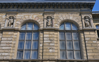 Fototapeta na wymiar Old Lviv Polytechnic University building