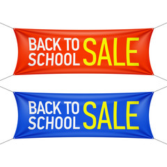 Back to School sale banner
