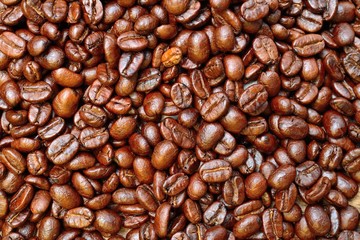 roasted coffee beans, can be used as a background