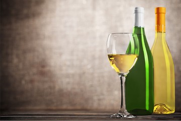 Wine, Bottle, White Wine.