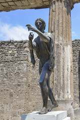 Temple of Apollo in Pompeii  statue, Italy