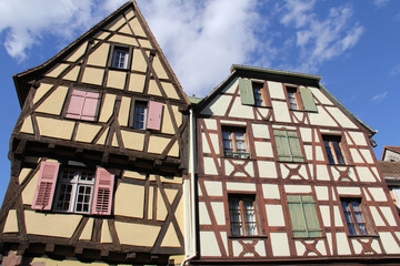 Alsace architecture village de Riquewihr

