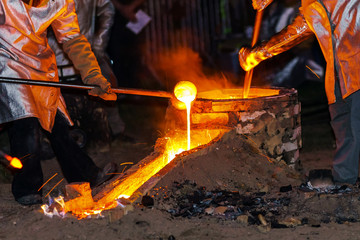 Classic technology of bell producing with melting steel in the g