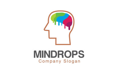 Creative, mind, brain Logo template