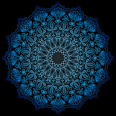 Mandala. Round Ornament Pattern. 