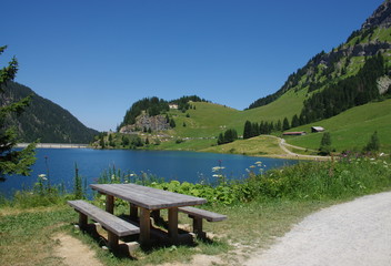 Obraz premium lac de saint guérin-savoie