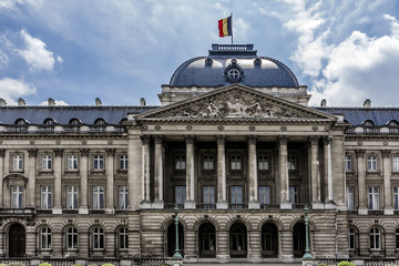 Obraz premium Royal Palace of Brussels (Palais Royal de Bruxelles, 1783-1934).