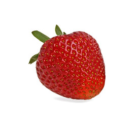 Strawberry on white background