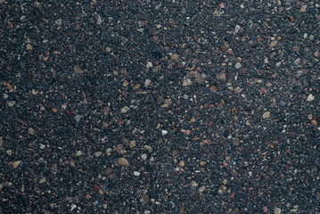 wet grey asphalt