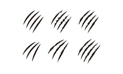 Variety of Simple Claw Illustration