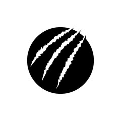 Black Beast Claw Circle Icon