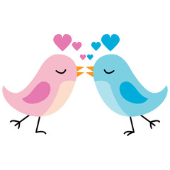 Kissing Love Birds