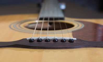 Guitar - tailpiece with strings