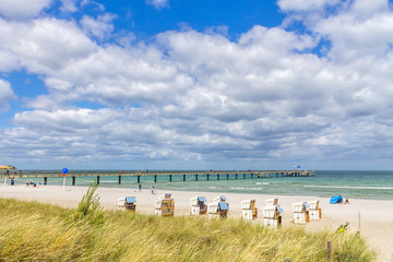 Fototapeta premium Seebrücke Boltenhagen, Ostsee, Deutschland 