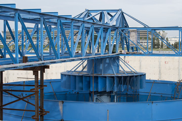 construction site of water treatment plant