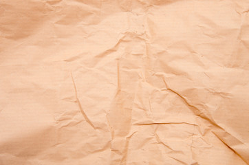 Crumpled paper for background usage