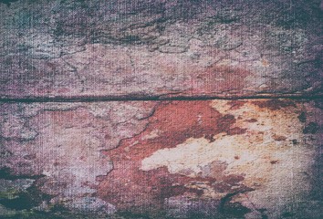 texture of shabby paint and plaster cracks