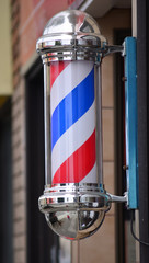 Barber pole sign