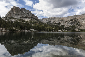 Crystal Lake near Mammoth Lakes in California