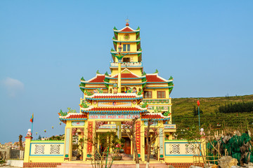 Church on L&yacute; son island, Vietnam