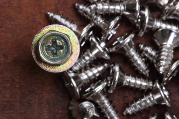 bolts, nuts, screws concept idea